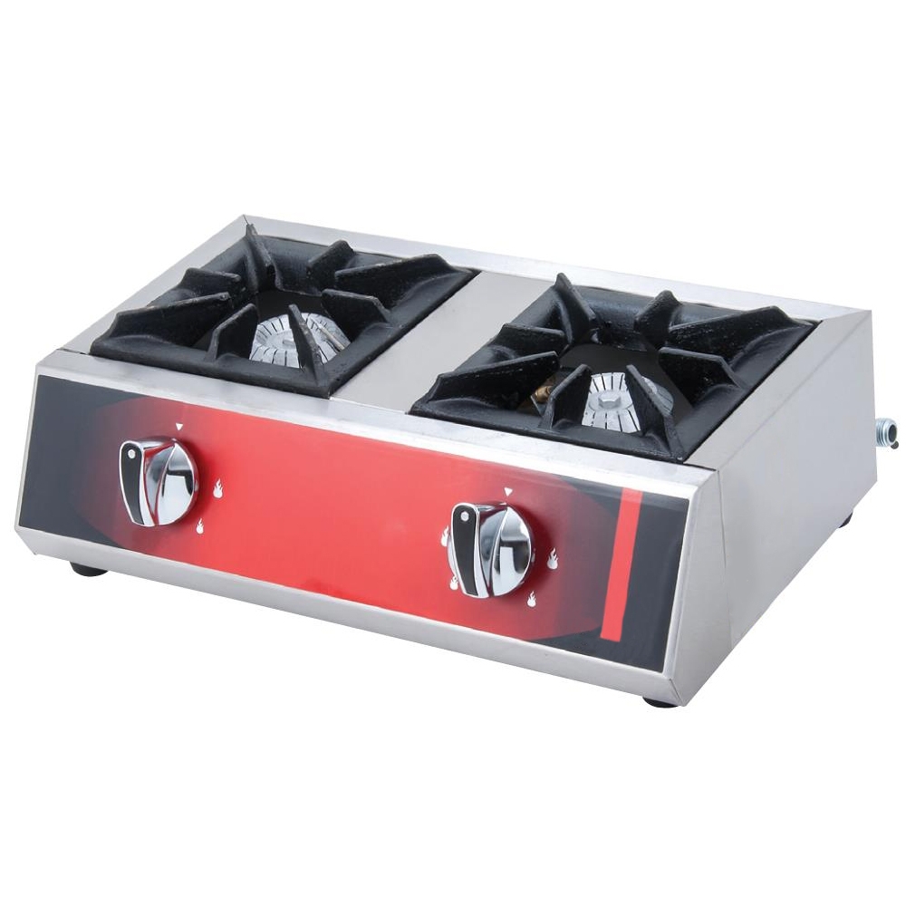 Masina de gatit pe gaz cu 2 arzatoare de banc