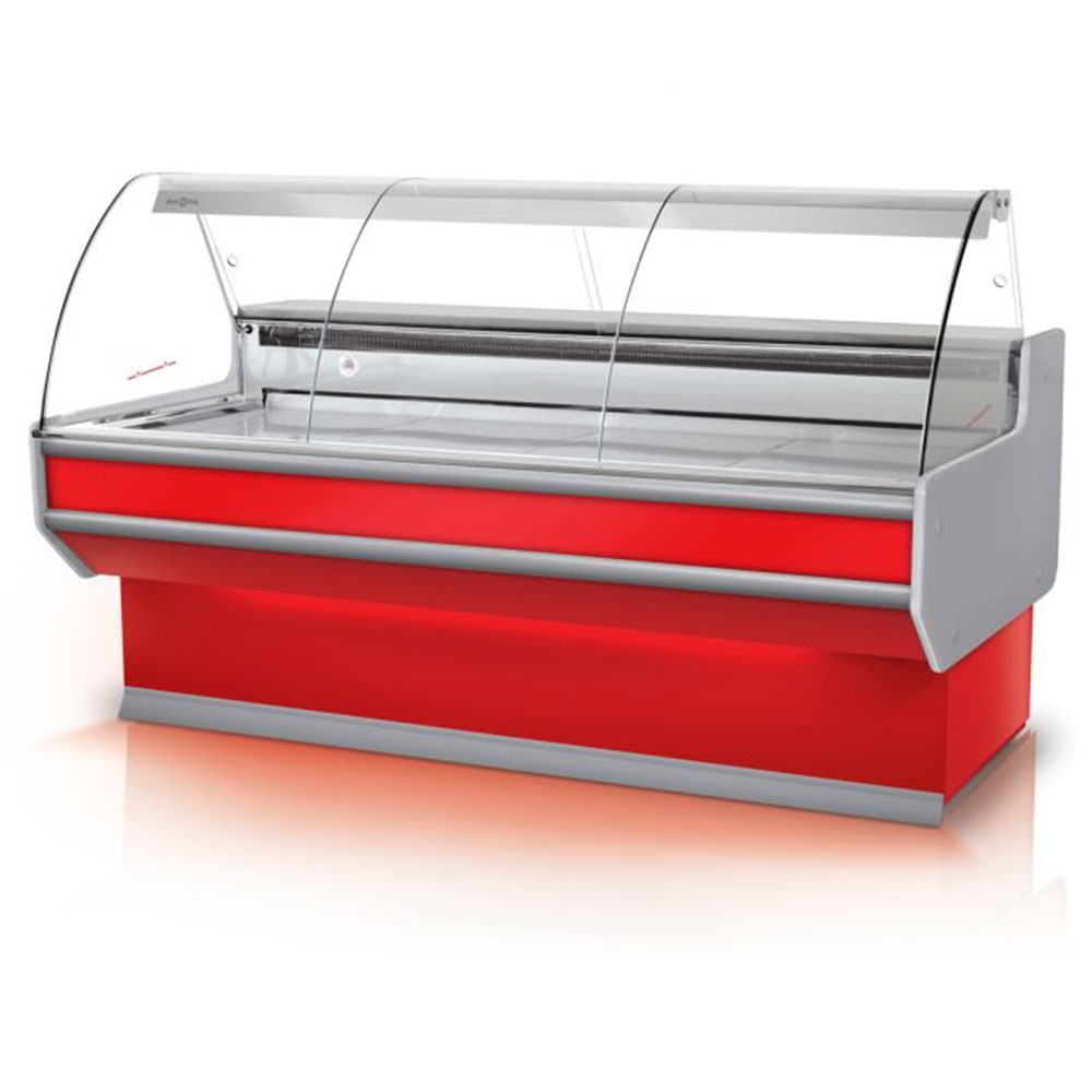 Vitrina frigorifica Olive, motor interior, blat inox, 125*107*122 cm