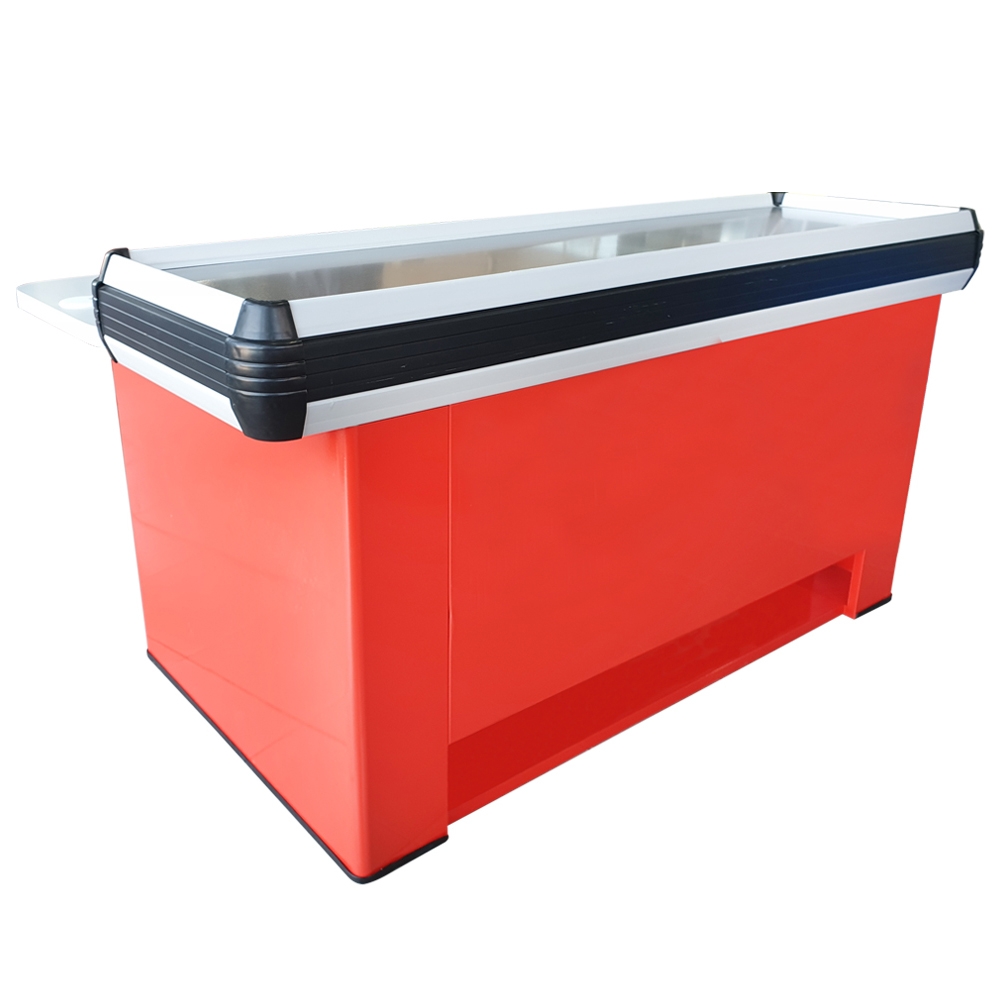 Masa tandem pentru casa de marcat 1,8 m rama din PVC dur