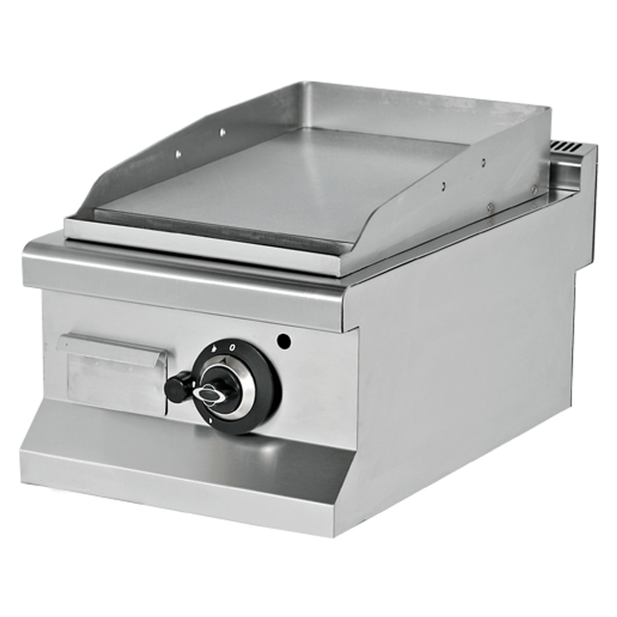Grill electric profesional, inox, cu suprafata neteda cromata, 40*64*29 cm