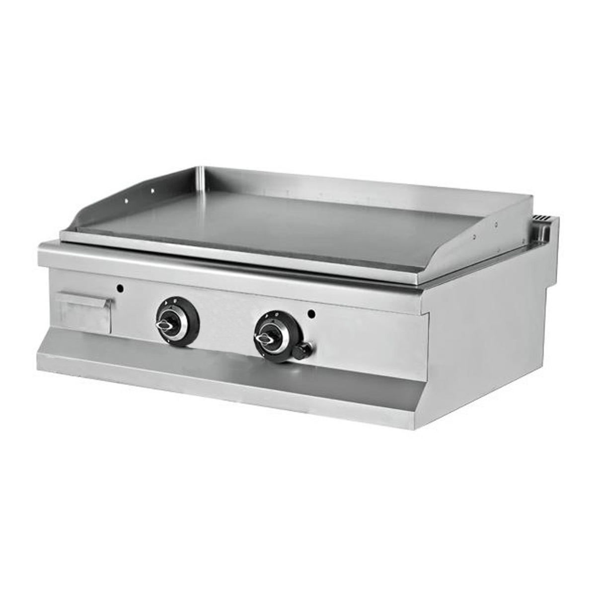 Grill electric profesional, inox, cu suprafata neteda cromata, 90*64*29 cm