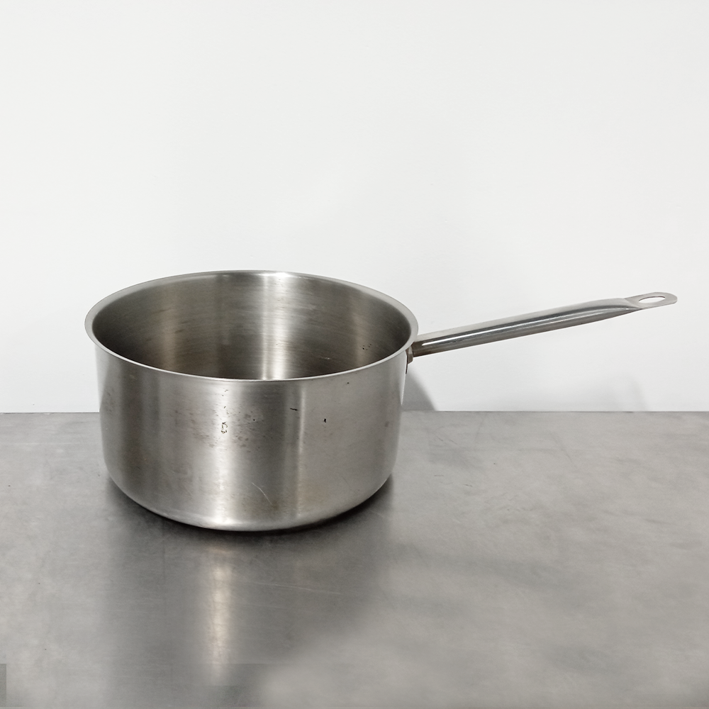 Cratita inox cu maner 29 diam.