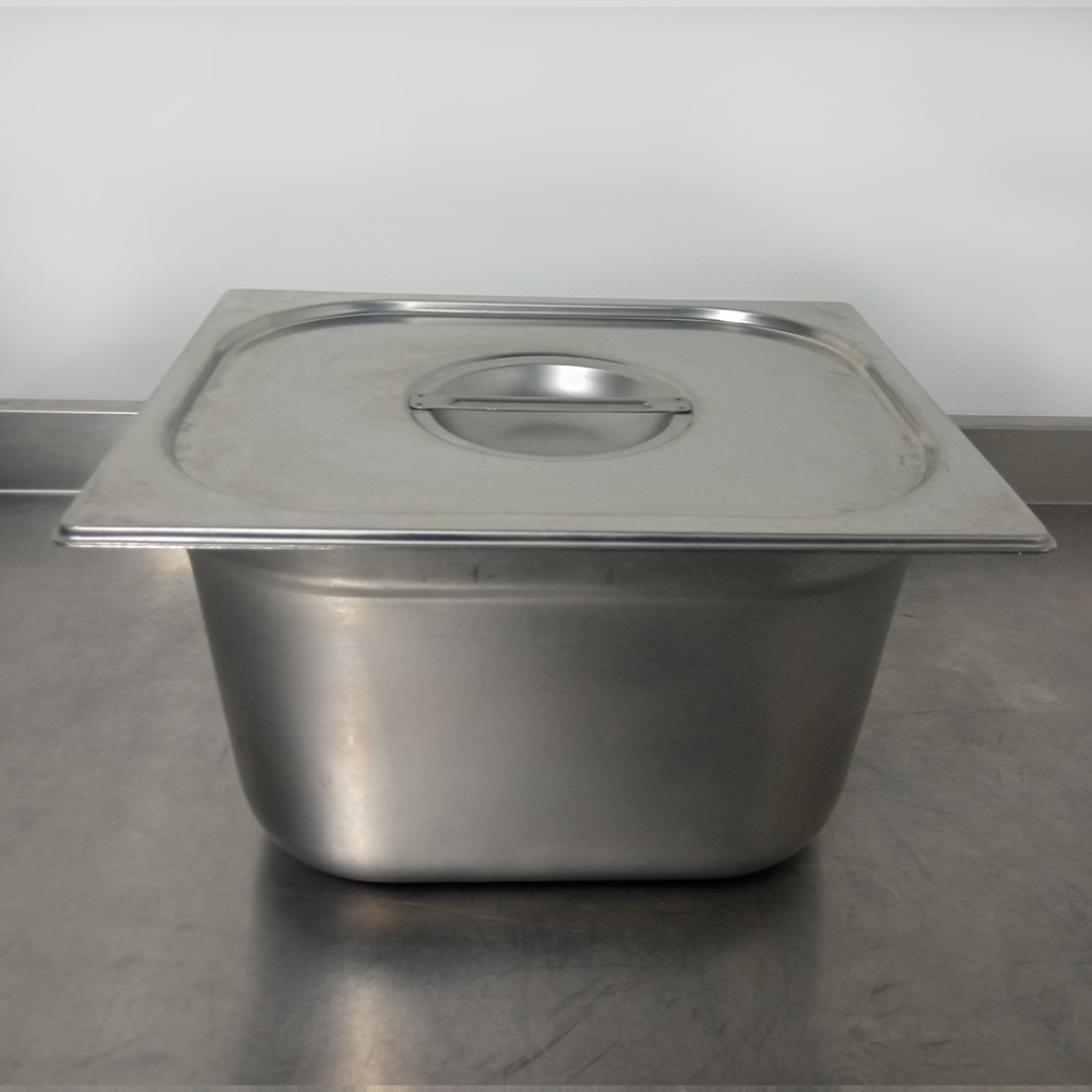 Cuva inox cu capac GN 1/2-200 mm