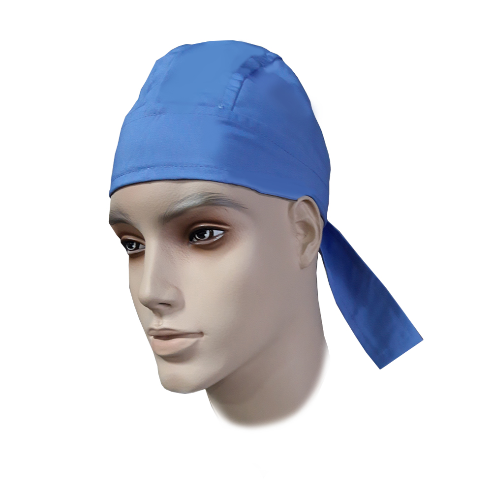 Boneta bucatar - albastru deschis