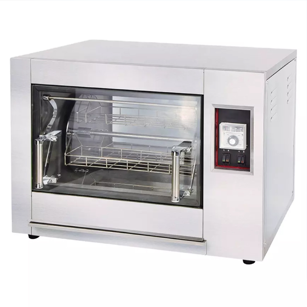 Rotisor electric profesional cu 3 cosuri pentru 12 pui | rotiserie | fastfood