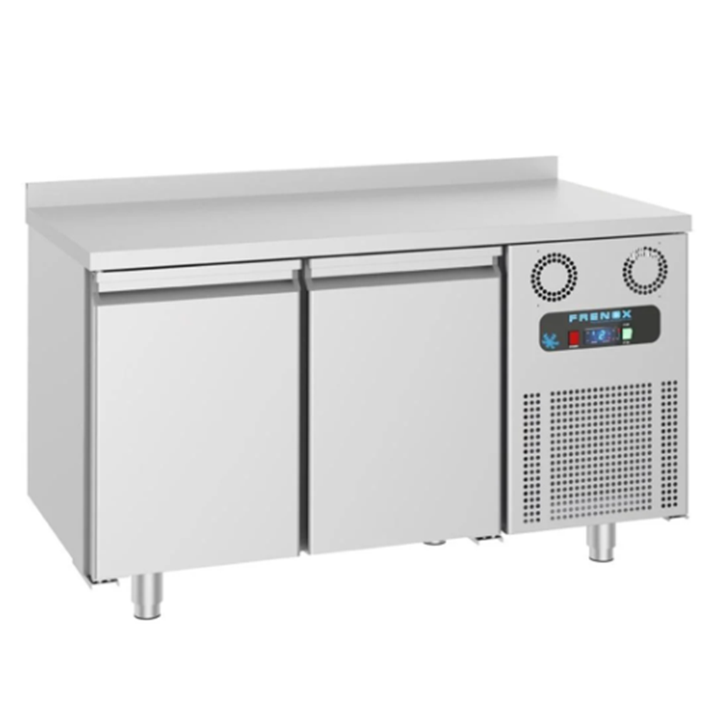 Masa rece FRENOX, profesionala, Eficenta Energetica, inox, 2 usi, 281 lt, 140*70*85 cm