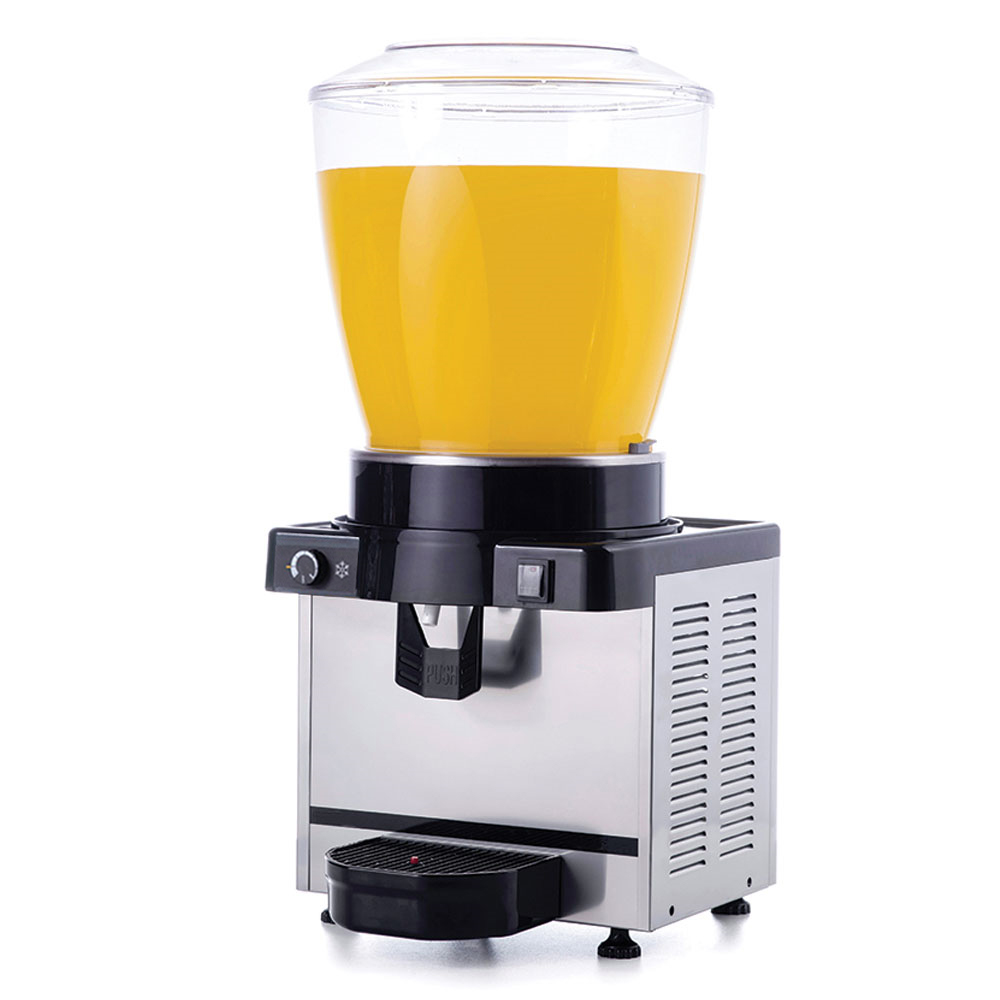 Aparat dozator special suc, ayran, salgam, iaurt, ceai rece, cafea rece capacitate 1 bazin 19 lt cu panou analog