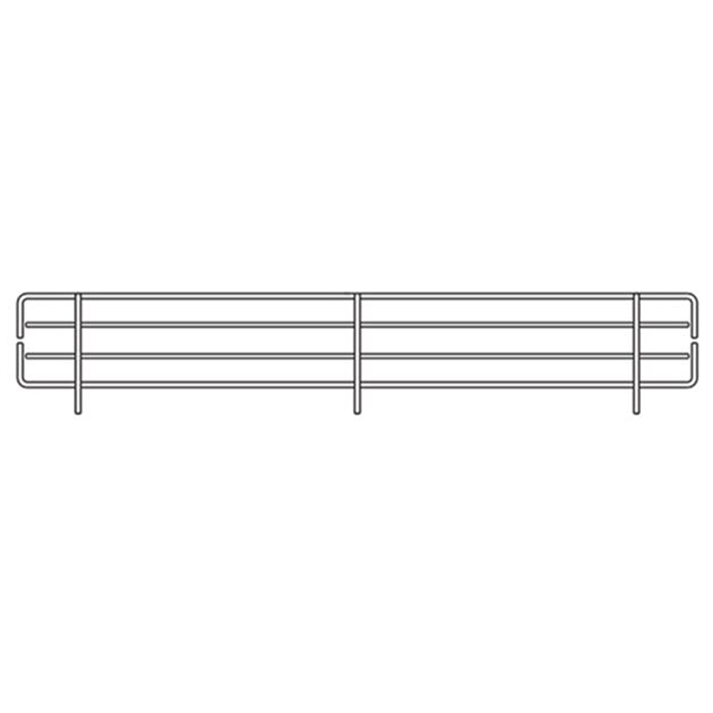 Grilaj frontal 70*8 cm, P50 pentru rafturi metalice albe