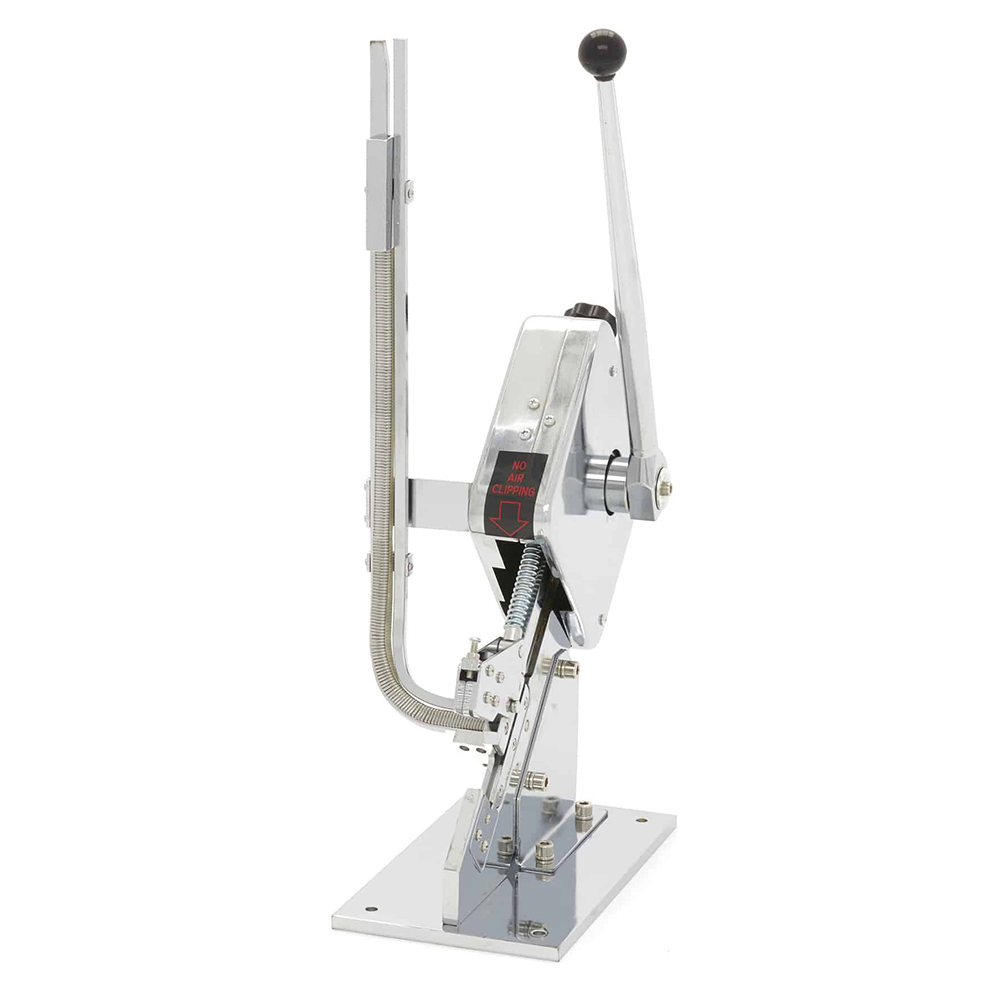 Aparat manual de sigilat / clipsat / capsat carnati, mezeluri, pungi, 26*15**62 cm