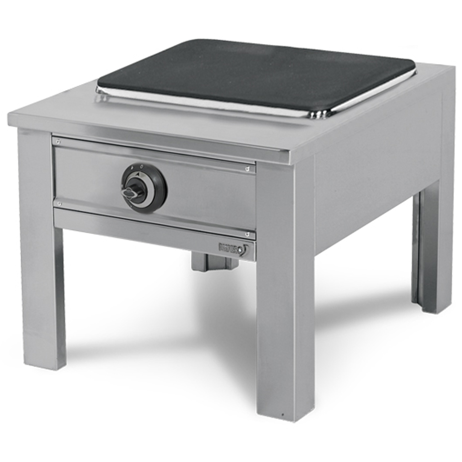 Aragaz de podea electric profesional, 1 arzator central, 7 kW, 60*80*50 cm