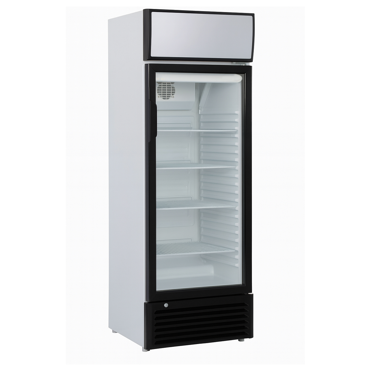 Vitrina frigorifica verticala cu 1 usa din sticla, 331 L, Iluminare interioara LED, +2°C / +8°C, Eficienta energetica