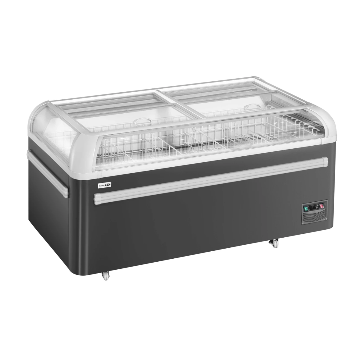 INSULA CONGELARE MODULARA CU USI GLISANTE DIN STICLA, 765 L, RACIRE VENTILATA NO FROST, -18°C