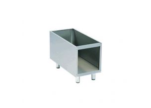 Dulap neutru Inoksan deschis, inox, 40*73*62 cm