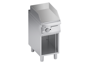 Grill pe gaz simplu, suprafata neteda, inox, 40*70*85 cm