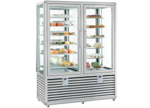 Vitrina congelare verticala, pentru cofetarie gelaterie, profesionala, 848 lt, 138*62*186 cm