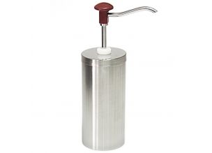 Dozator din inox cu pompa pt ketchup/mustar/maioneza 2,25 lt