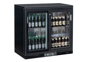 Frigider pentru bar cu 2 usi glisante