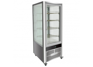Vitrina frigorifica verticala, pentru cofetarie, profesionala, 408 lt, 70*70*180 cm