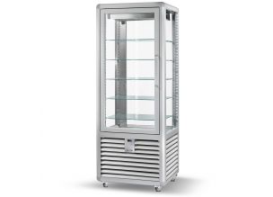 Vitrina frigorifica verticala, pentru cofetarie, 427 lt, racire statica, 72*62*186 cm