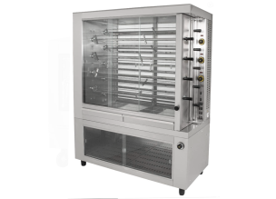 Rotisor profesional electric cu 9 tepuse, 63 pui