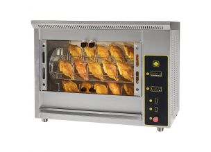 Rotisor profesional electric cu 4 cosuri, 24 pui