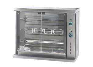 Rotisor profesionala electric cu 3 tepuse, 15 pui