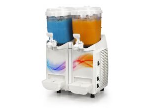 Aparat dozator granita, sorbet, inghetata soft si iaurt inghetat 2 bazine 5.5 lt