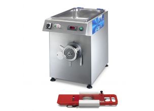 Masina pentru tocat carne, LA MINERVA, cu refrigerare, inox, 500 kg/h, 36*64*59 cm
