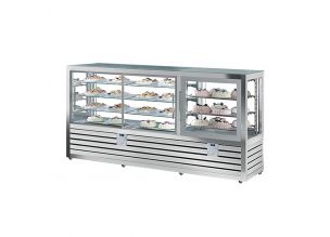 Vitrina frigorifica-congelatoare verticala combinata, pentru cofetarie gelaterie, profesionala, 528+264 lt, 231*62*121 cm