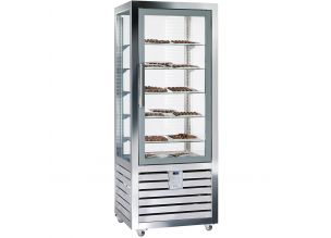 Vitrina congelare verticala, pentru cofetarie gelaterie, 541 lt, 90*62*186 cm