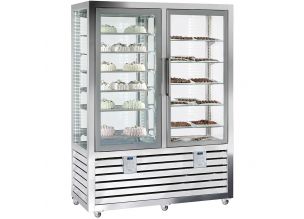 Vitrina congelare verticala, pentru cofetarie gelaterie, profesionala, 1082 lt, 175*62*186 cm