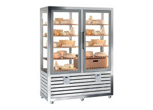 Vitrina frigorifica ptr branzeturi, 2 usi din sticla, 848 lt