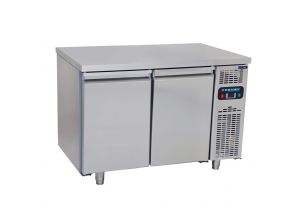 Masa rece FRENOX, profesionala, inox, 2 usi, ingusta, 281 lt, 120*70*85 cm