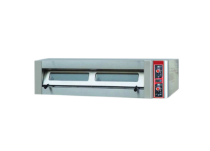 Cuptor profesional pentru pizza si patiserie, electric, inox, , cu samota, 1 vatra, 4 tavi 40*60 cm, 160*115*48 cm