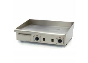 Grill electric dublu cu suprafata neteda