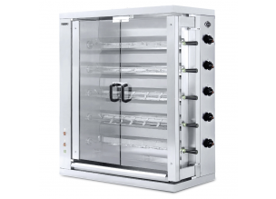 Rotisor profesional electric cu 5 tepuse, 30 pui