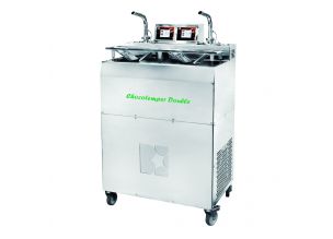 Masina pentru temperat ciocolata dubla, inox, 5.5 / 11 kg, 78*52*136 cm