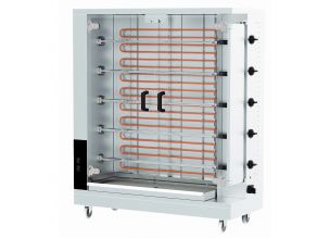 Rotisor profesional electric cu 5 tepuse, 20-25 pui