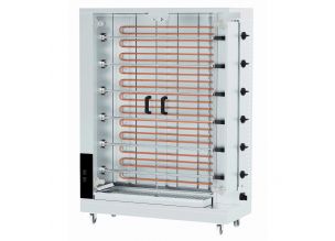 Rotisor profesional electric cu 6 tepuse, 24-30 pui