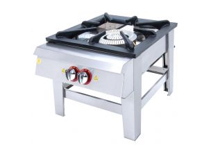 Aragaz de podea profesional, inox, 2 arzatoare centrale 60*60, 17.00 kW, 60*70*55 cm