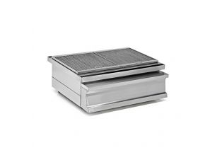 Grill profesional, inox, pe carbuni, 80*73*29 cm