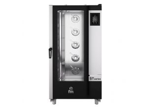 Cuptor profesional gastronomic FM electric cu 20 cuve si panou touchscreen + carucior
