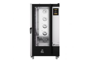 Cuptor profesional patiserie FM electric cu 18 tavi si panou de control digital + carucior