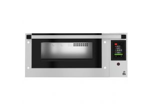Cuptor profesional FM, inox, 1 vatra, pentru pizza si patiserie, panou de control digital, 80*90*38 cm