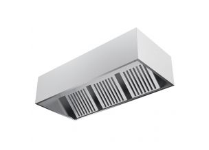Hota cubica de perete cu filtre, inox, 450*90*50 cm