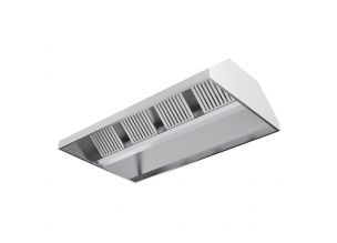 Hota centrala cu filtre, inox, 500*247*50 cm