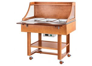 Carucior autoservire bain marie 3*GN1/1