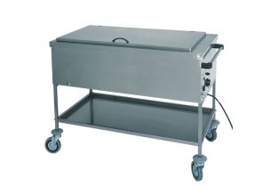 Carucior tip bain marie pentru sticle