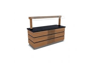 Bufet rece KOBE cu suprastructura 240 cm