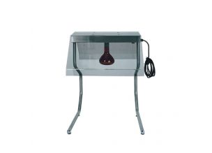 Cadru inox cu 1 lampa infrarosu
